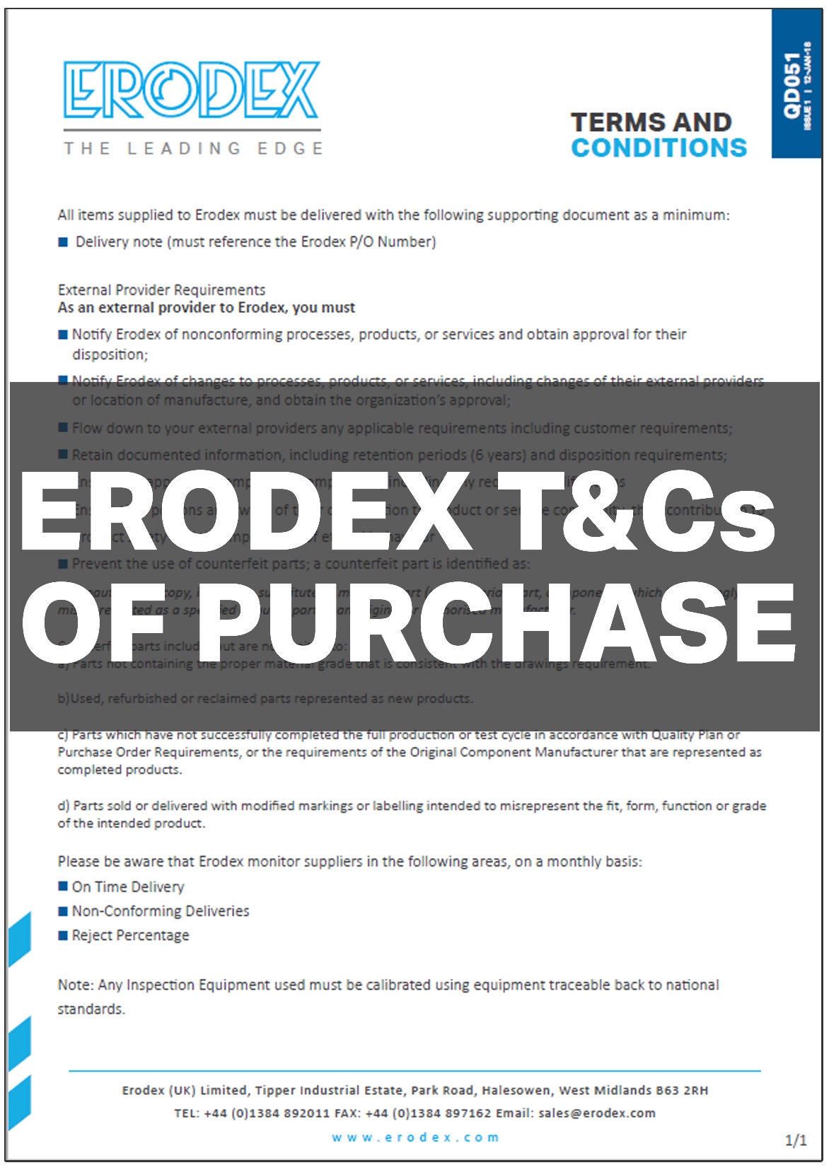 ETS Terms