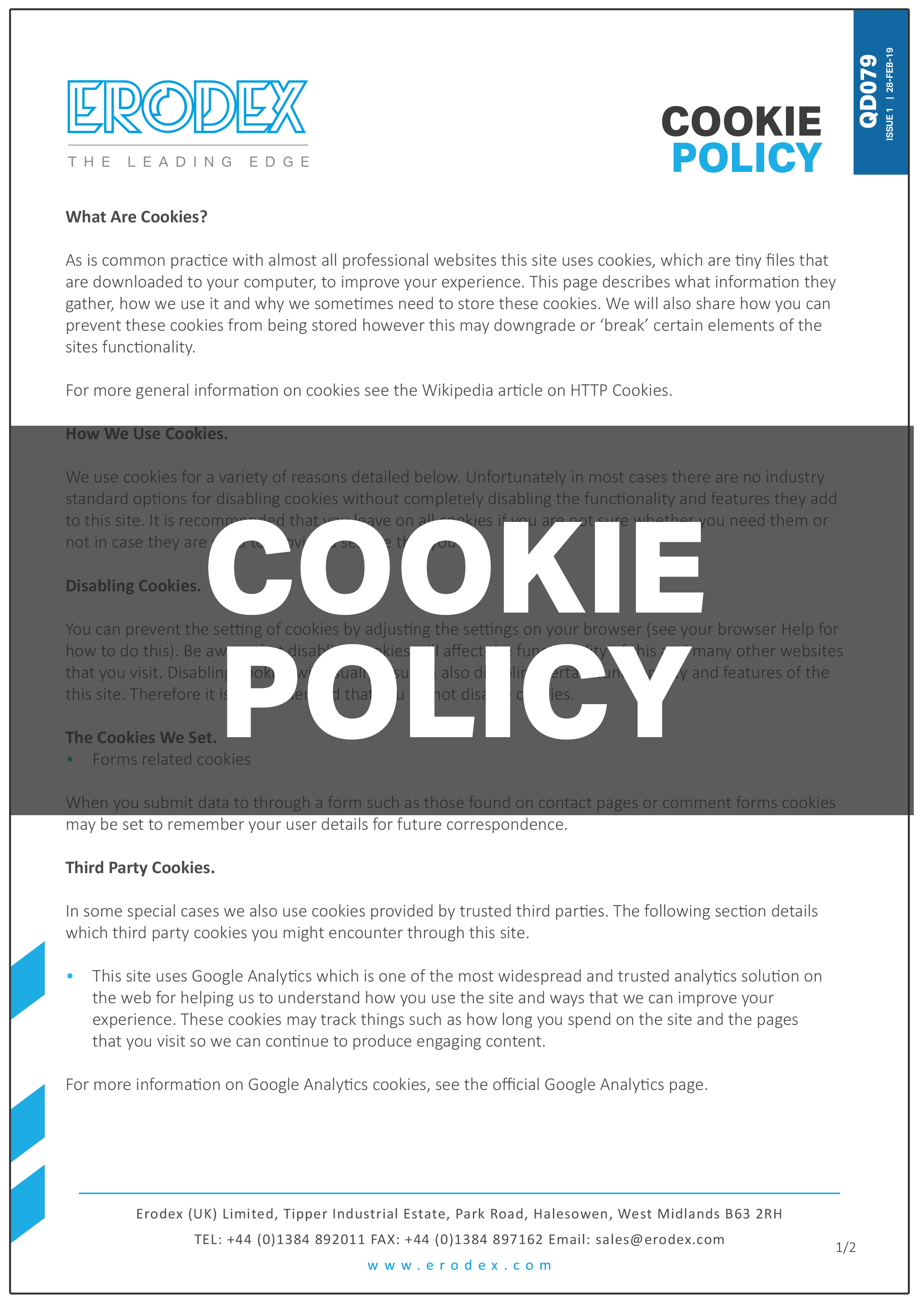 Cookie Policy